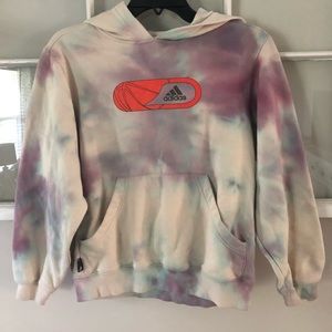 Tie dye women’s basketball Adidas hoodie